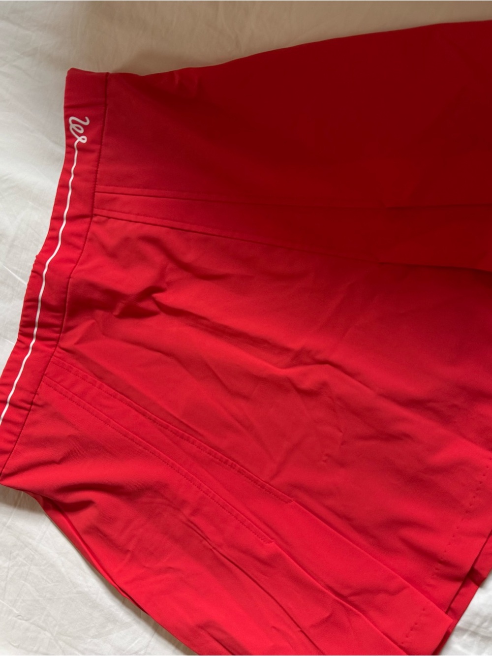 Women's Red Athletic Skort - (Brand)